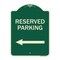 Signmission Reserved Parking Left Arrow Heavy-Gauge Aluminum Architectural Sign, 24" x 18", G-1824-23157 A-DES-G-1824-23157 - alternate 1